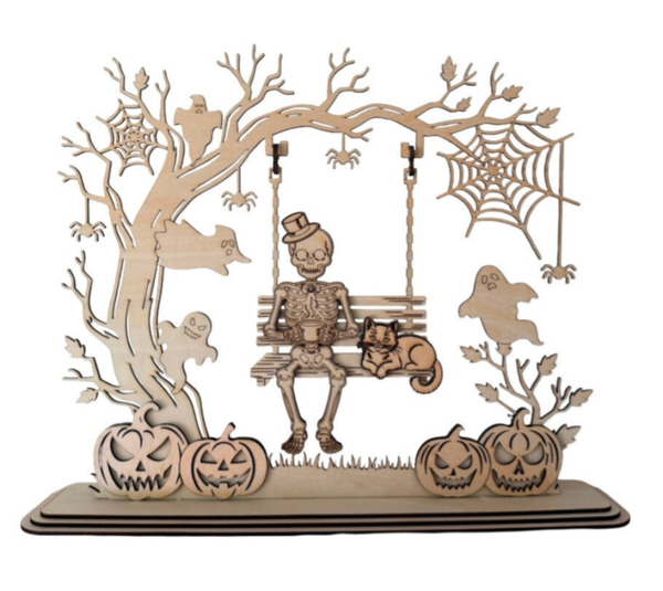 verschiedene Halloween Schaukelfiguren - Groß