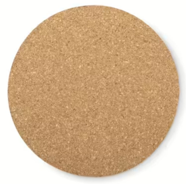 Kork-Untersetzer Ø 10 cm ohne Gravur (Restposten)