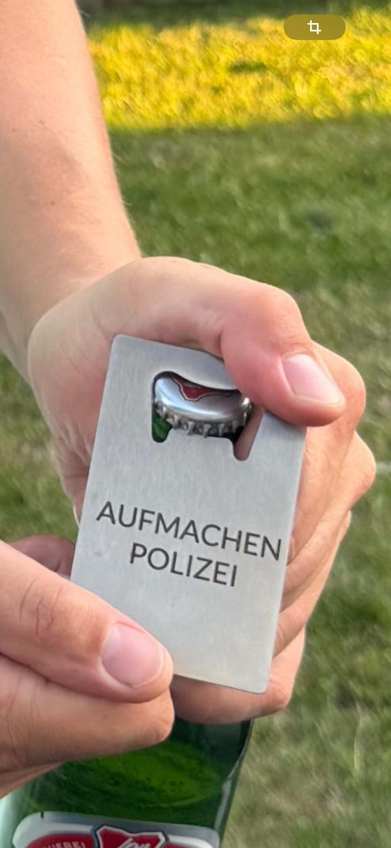 Edelstahl Flaschenöffner "Kreditkarte" mit auswählbarer Gravur