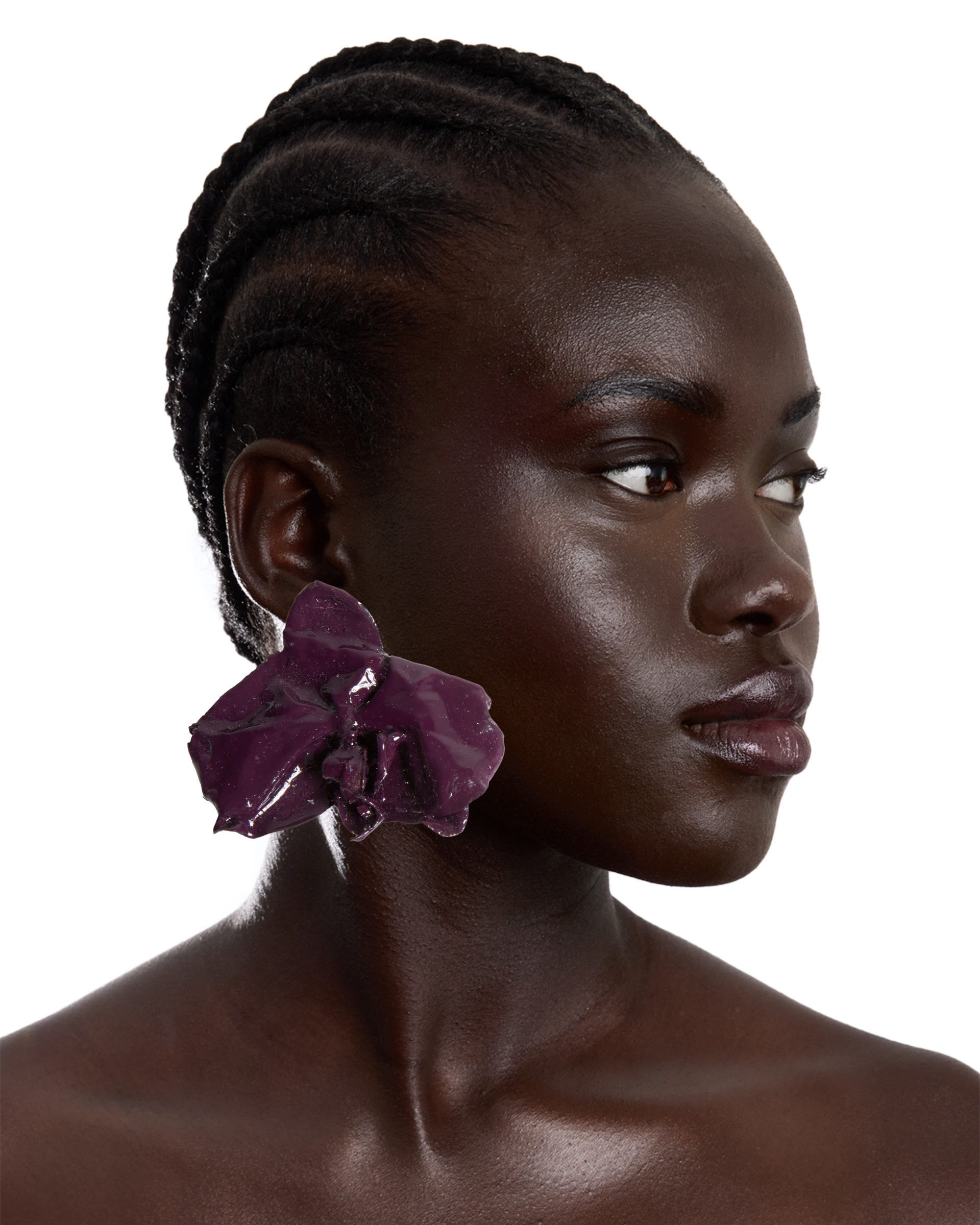 by Goldiie Organic Orchid Earring