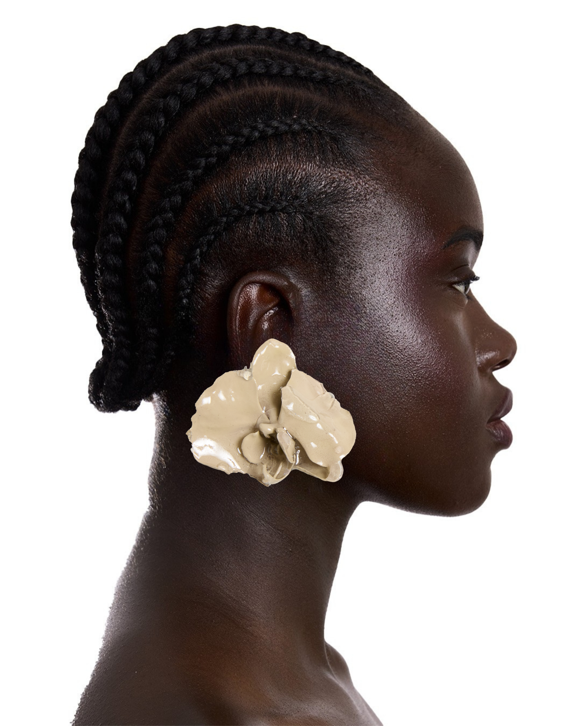 by Goldiie Organic Orchid Earrings