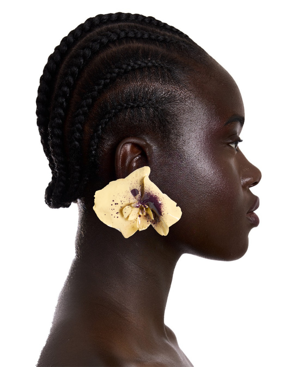 by Goldiie Organic Orchid Earrings