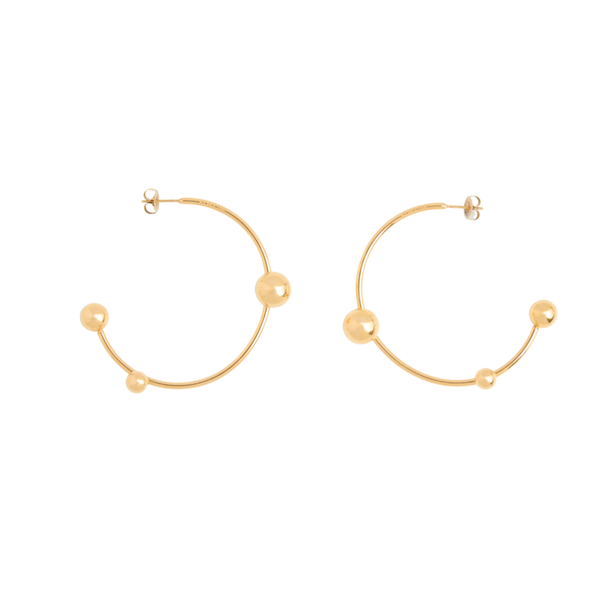 by Goldiie Flower Bud Hoops