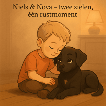 Kind met autisme en hond: bijzondere band tussen Niels en Nova