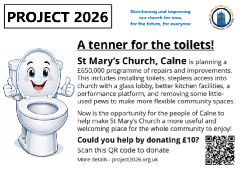 Image of A Tenner for the Toilets postcard