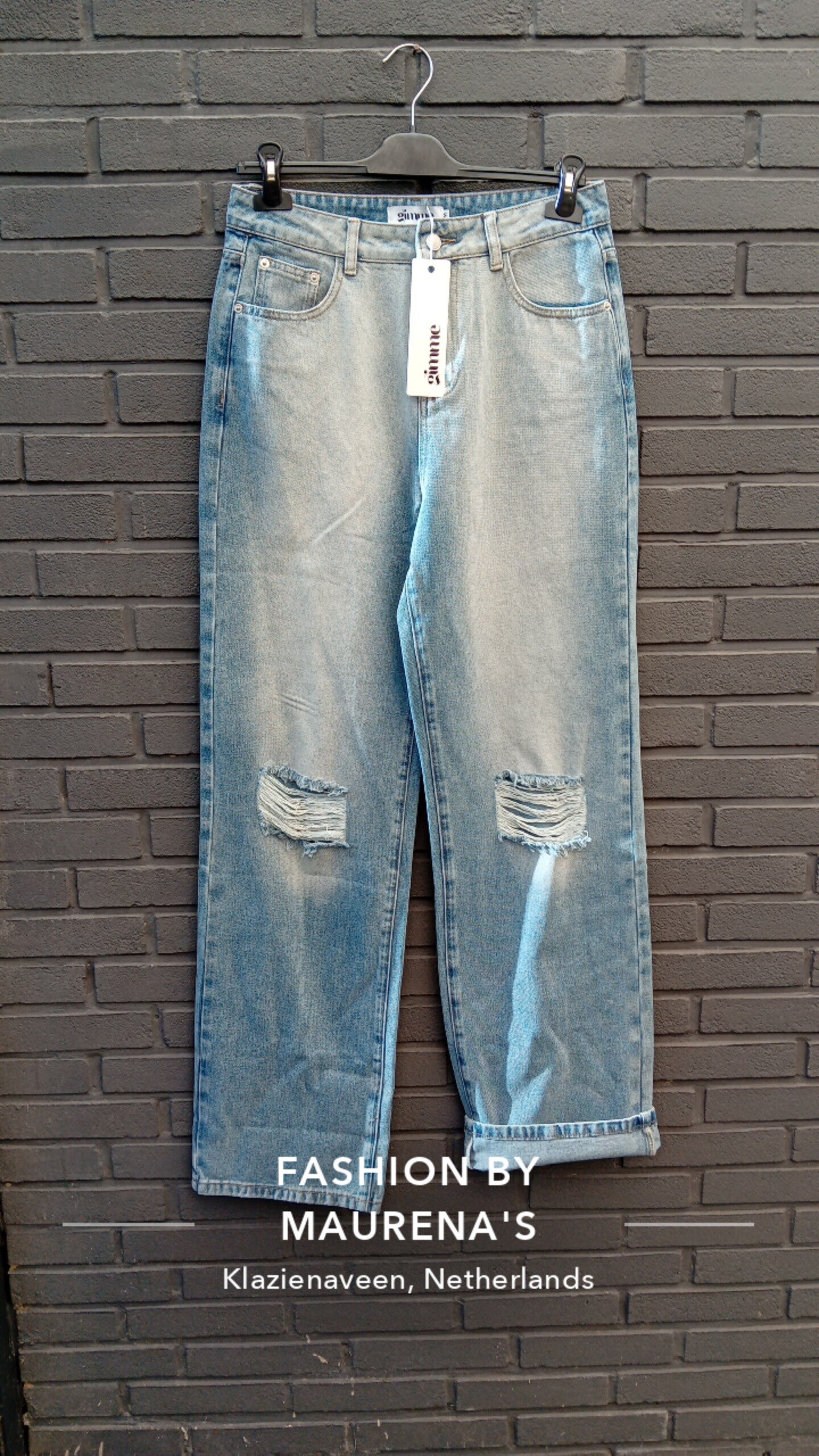Jeans met gaten