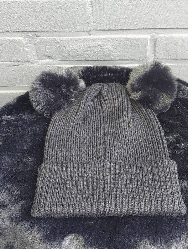 Basic bolletjes muts