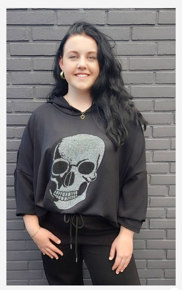 Skull shirt capuchon