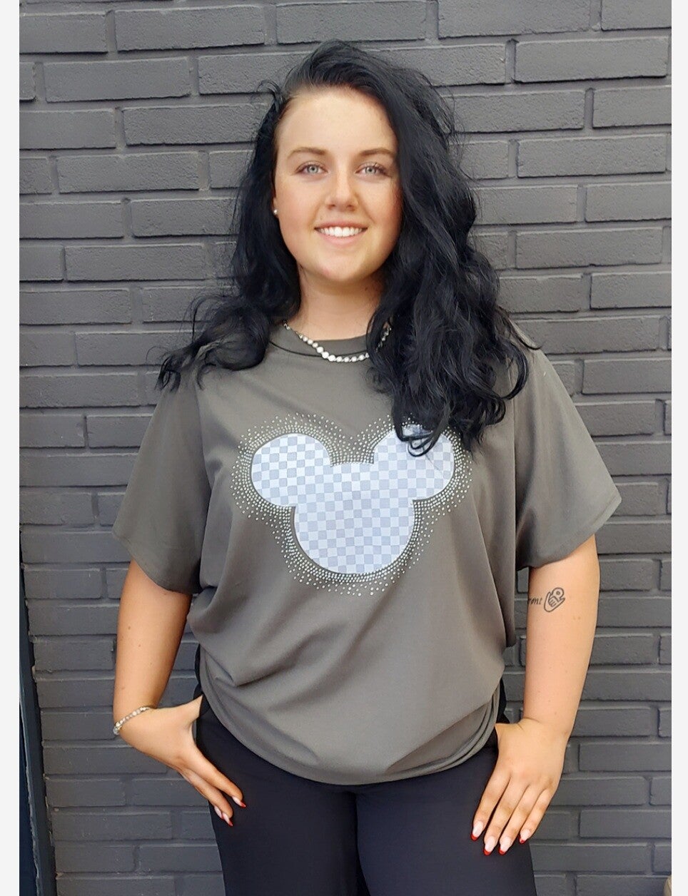 Mickey Mouse strass shirt