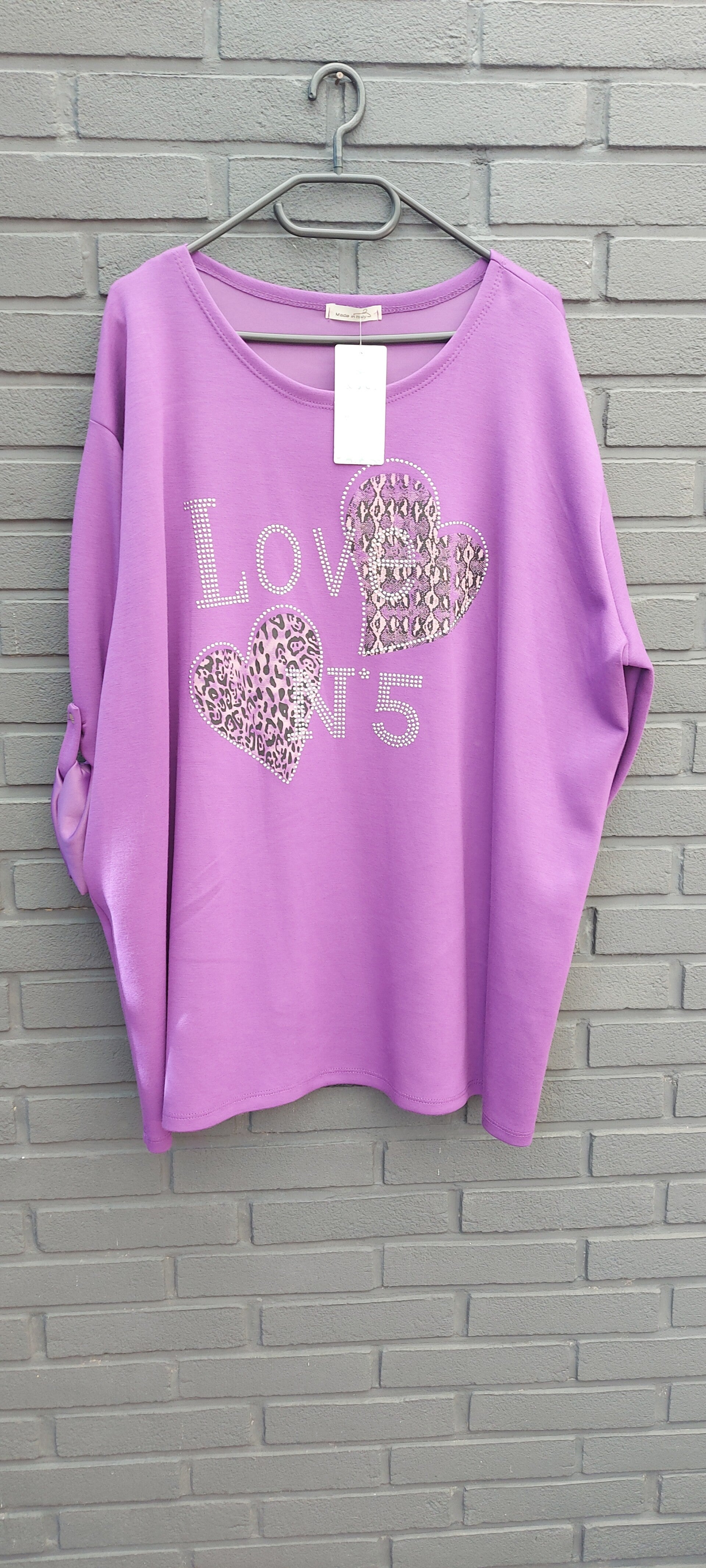 Tuniek paars love n5