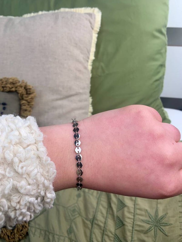 Armband - Schakelarmband zeshoek