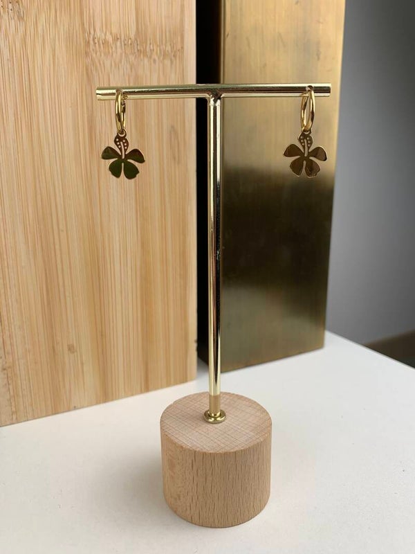 Oorbellen - Bloem bedel