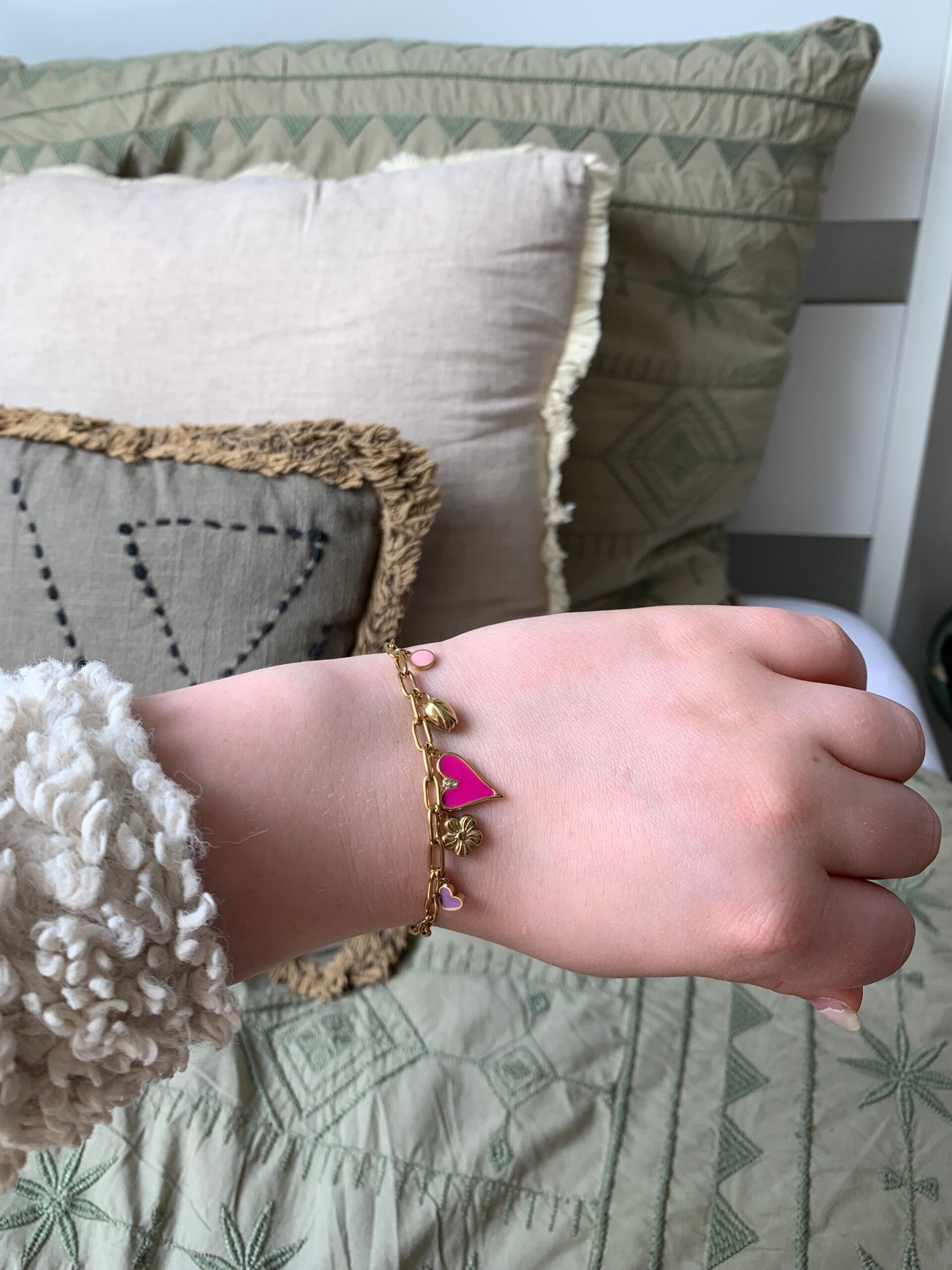 Armband - Colorful day bedels