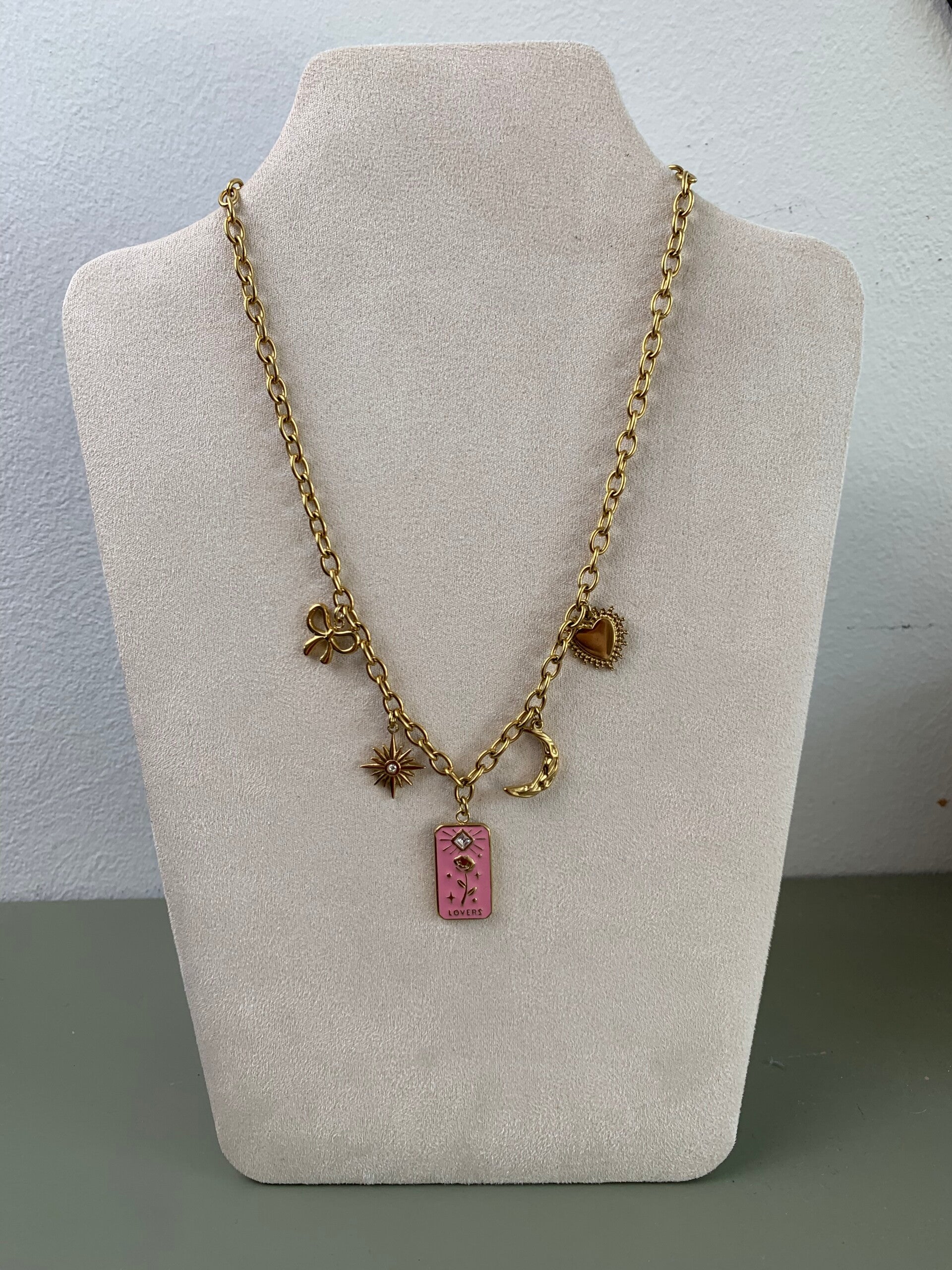 Ketting -  Bedelketting rose lovers