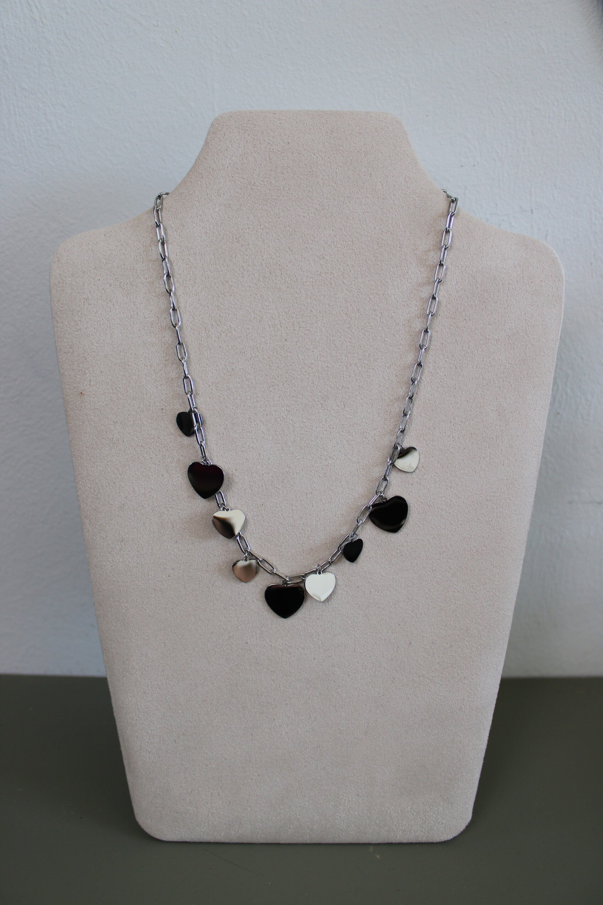 Ketting - Chuncky hartjes party