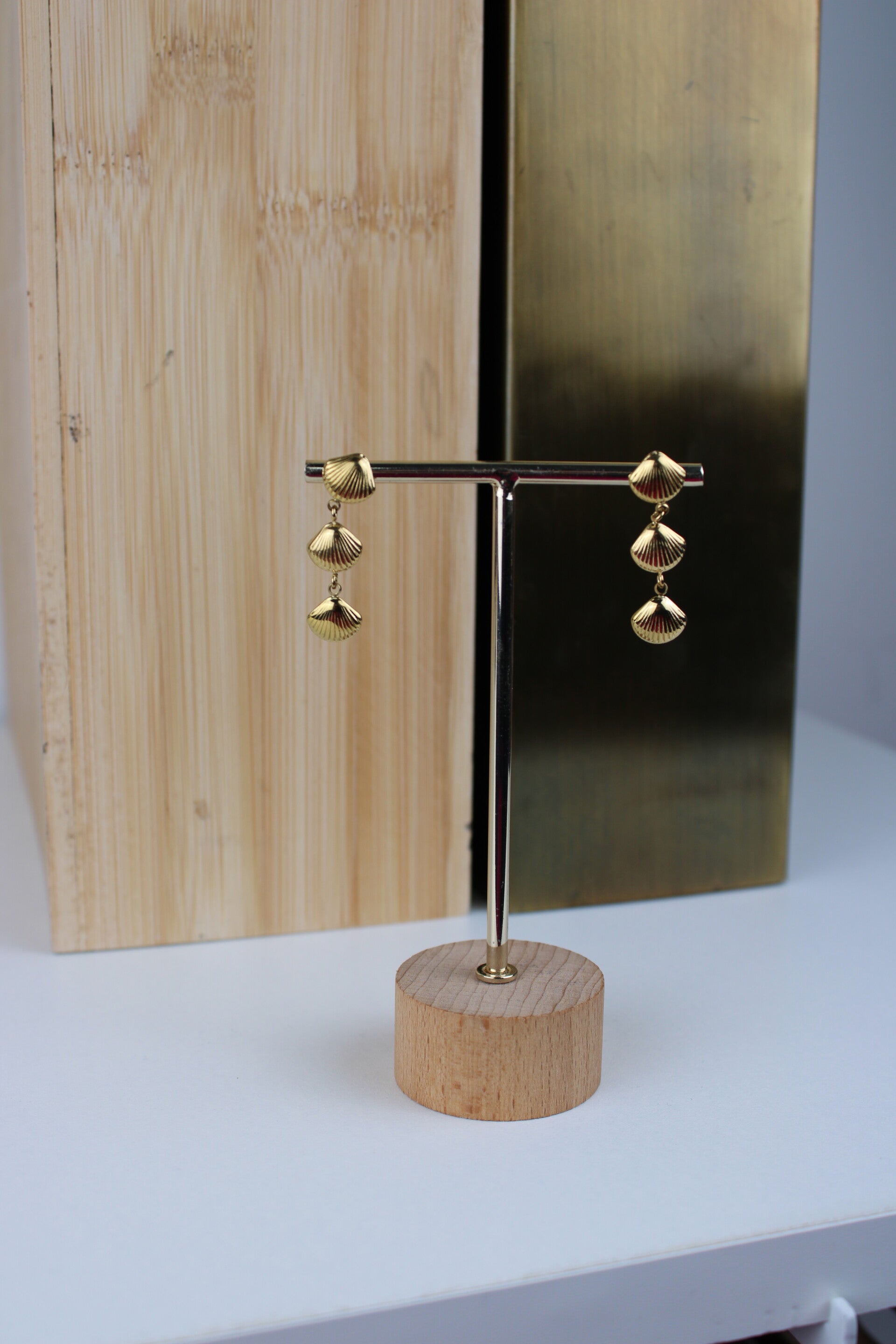 Oorbellen - Shell trio