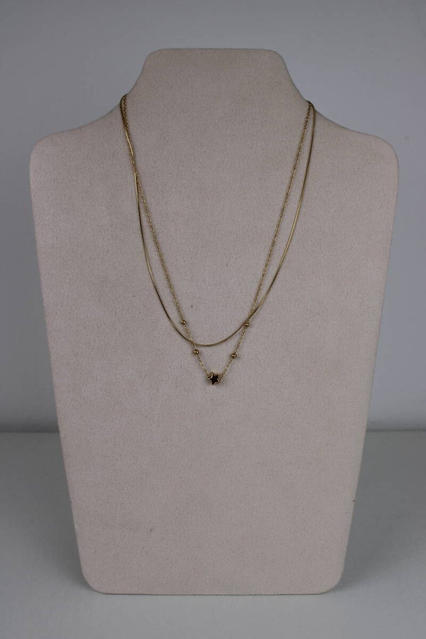 Ketting - Dubbel laags sterren ketting