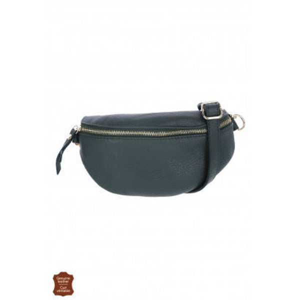 Handtasje donker olijf kleur