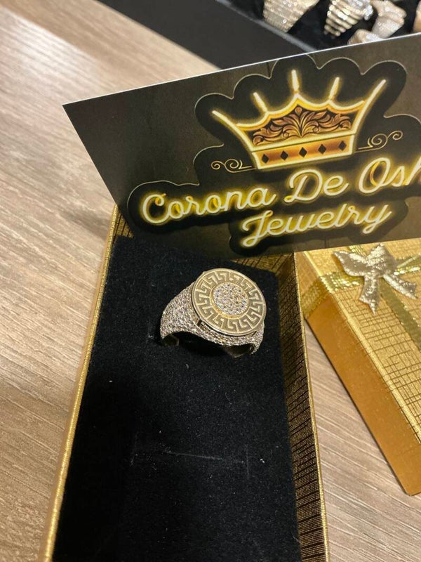 ANILLO DIAMANTADO VERSACE UNISEX