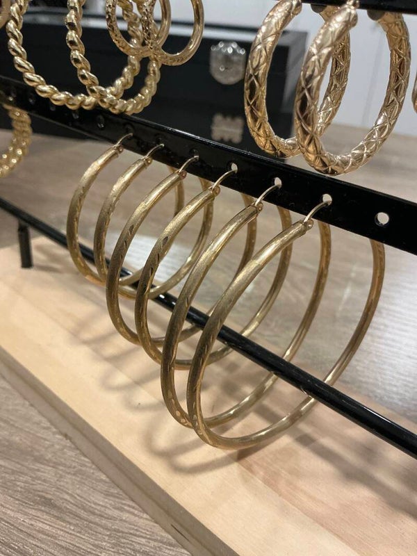 TRÍO DE ARGOLLAS BIEN GRANDES