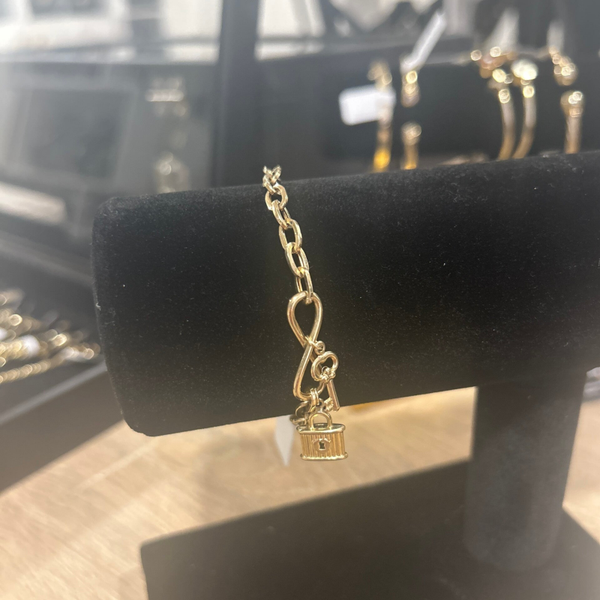 PULSERA  DE ORO REAL 10K .