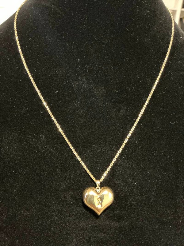 CADENA ROPE CON DIJE DE CORAZON