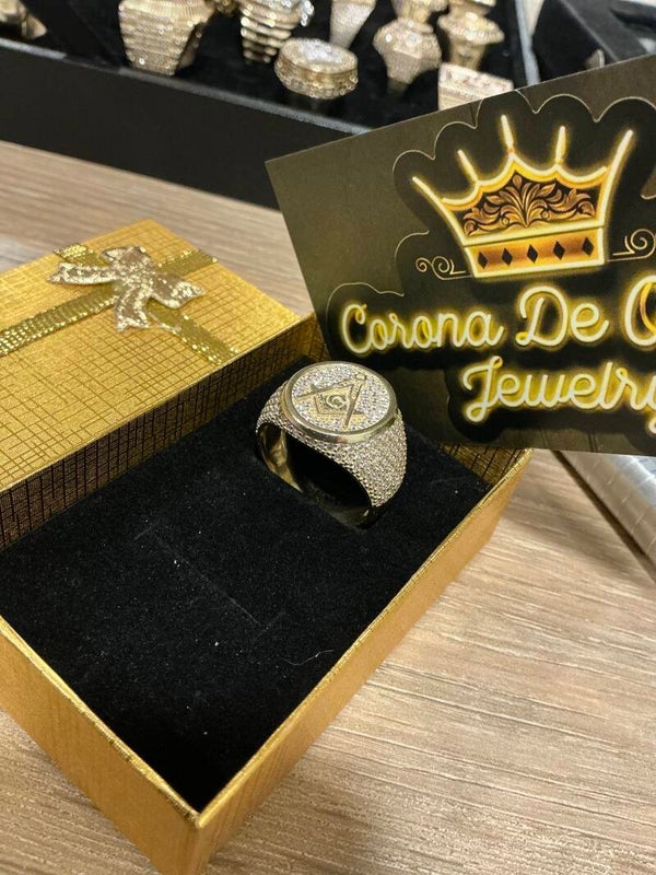 ANILLO DE HOMBRE  DIAMANTADO