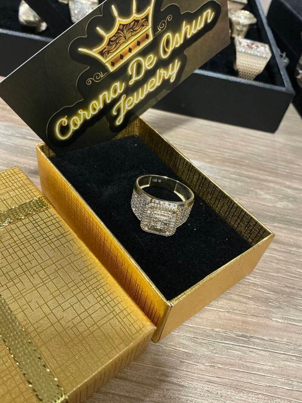 ANILLO UNISEX DIAMANTADO