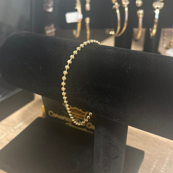 BRAZALETE DE ORO REAL 10K.