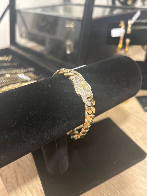 PULSERA MÓNACO 10K