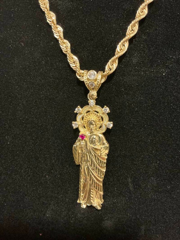 CADENA ROPE CON DIJE DE SAN JUDAS