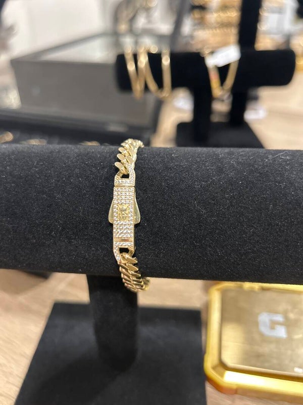 PULSERA MÓNACO 10K