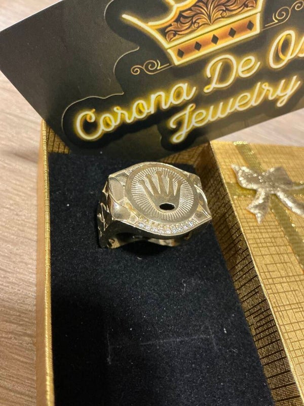 ANILLO SÓLIDO DISEÑO DE ROLEX