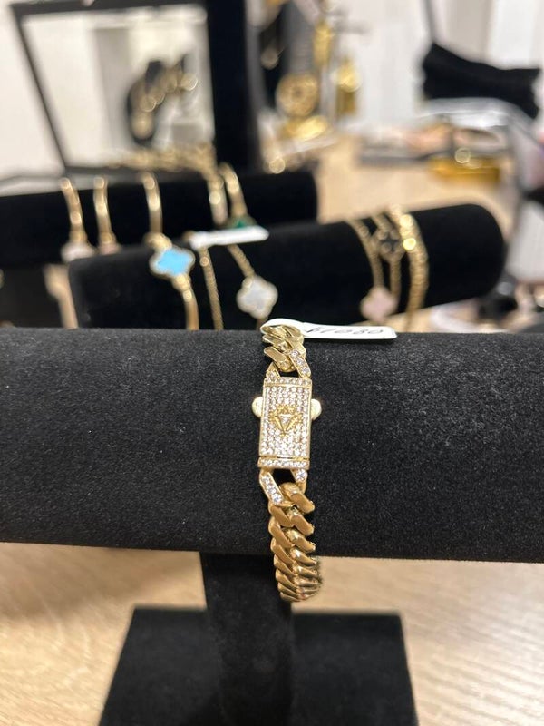 PULSERA MÓNACO 10K