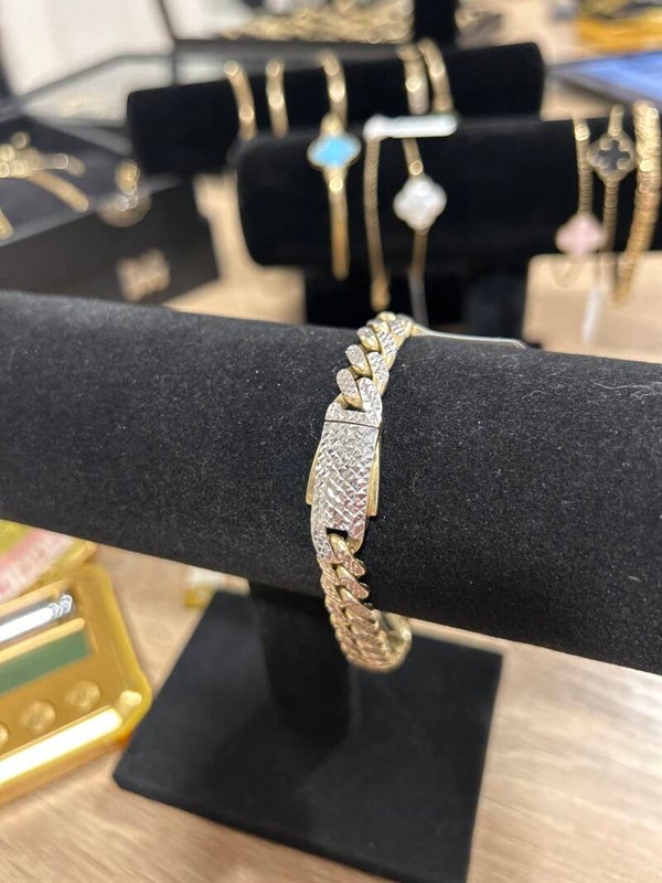 PULSERA MÓNACO 10K