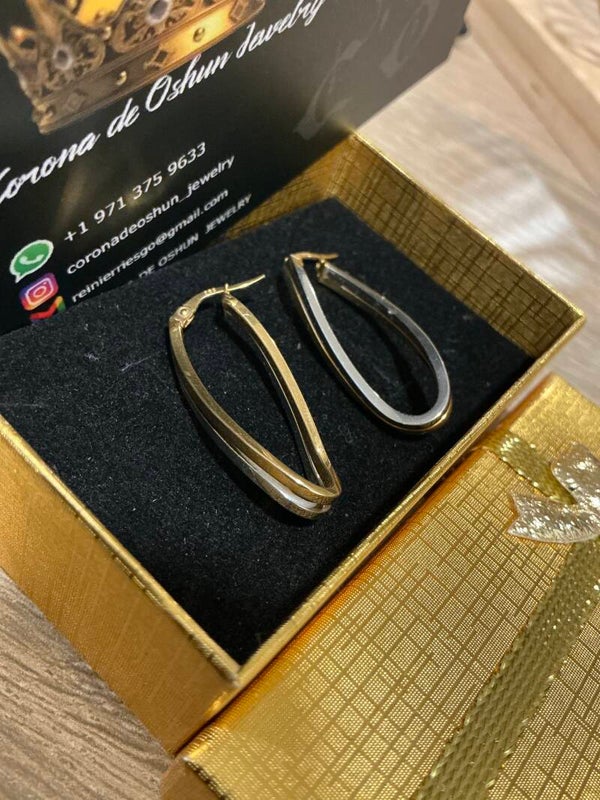 ARGOLLAS DOBLE 14K