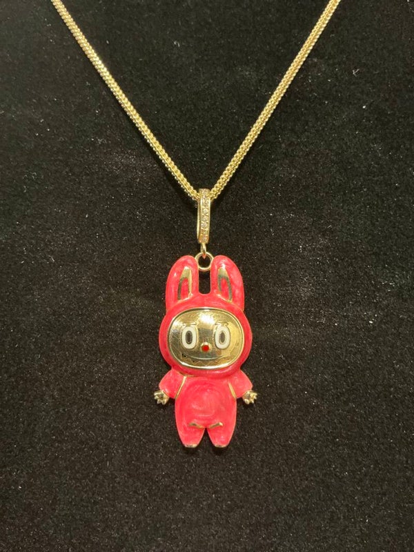 CADENA FRANCO CON DIJE LABUBU