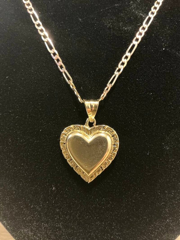 CADENA 14K CON CORAZÓN 14K