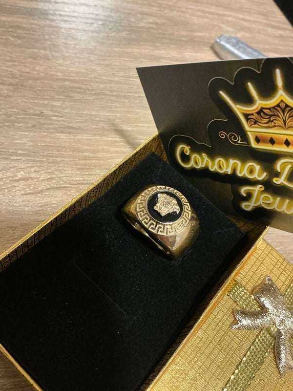 ANILLO 14K VERSACE UNISEX
