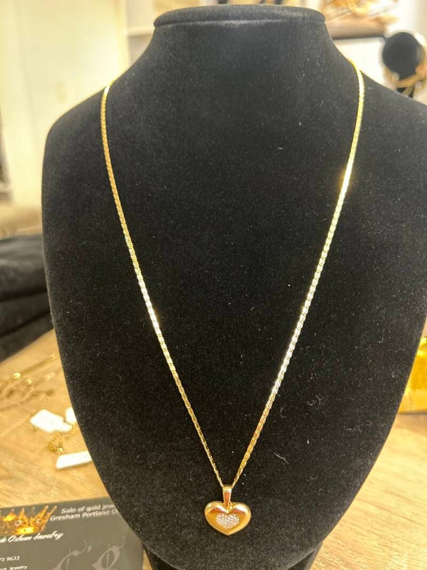 CADENA 14K CON DIJE 14K