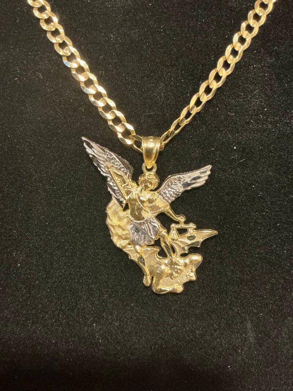 CADENA CUBANA CON DIJE DE ALCANGEL