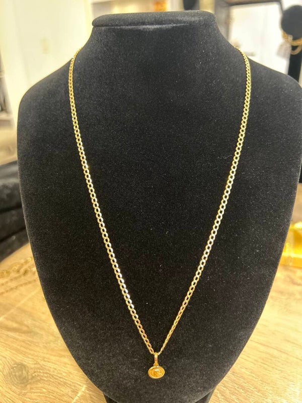 CADENA 18 K  CON DIJE 18K