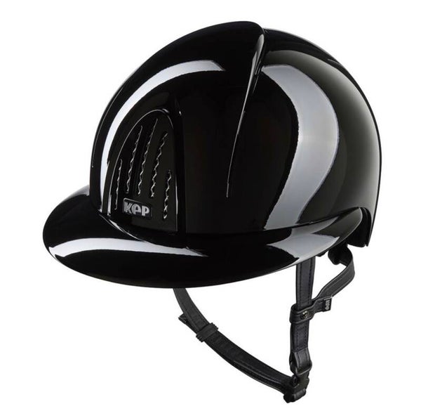 KEP Paardrijcap KEP Italia Smart Nova Polish Polo Zwart