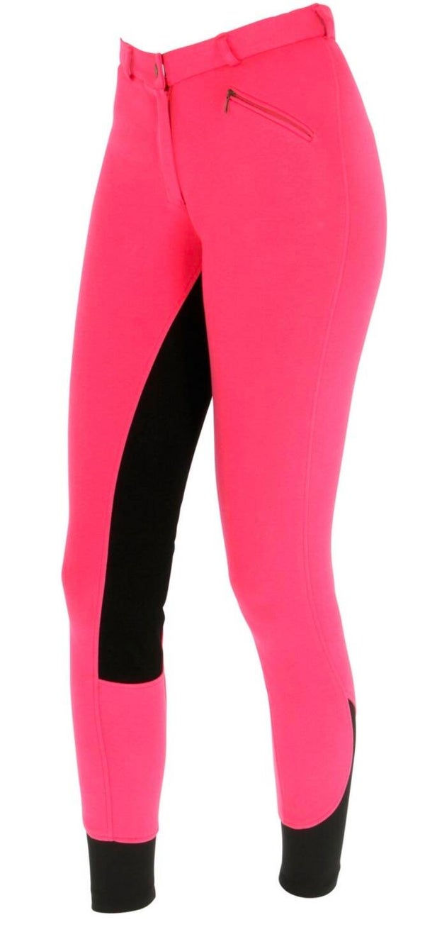 Kinderpaardrijbroek pink