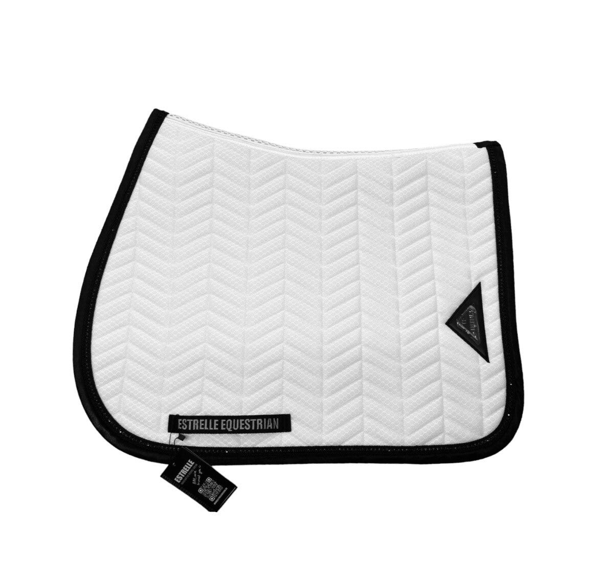 ESTRELLE ED-Black Diamond Cool Air Tec witte zadeldek van mesh