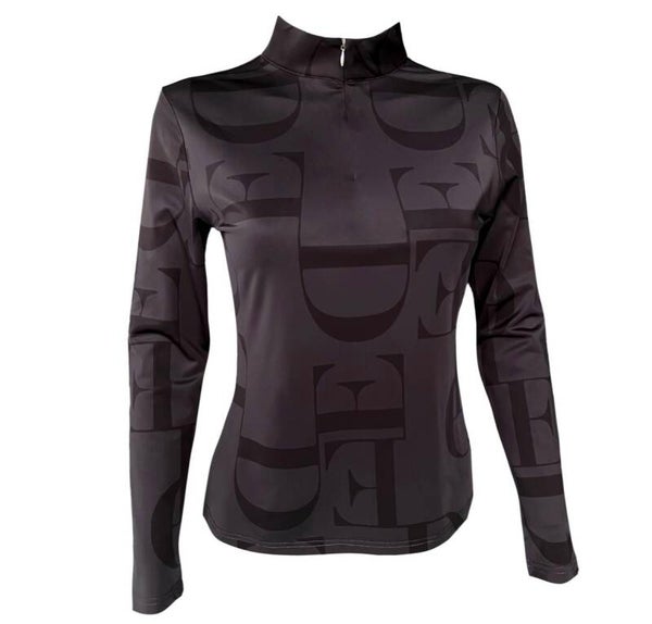 Estrelle Air Breeze shirt in carbon grijs