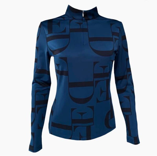 Estrelle Air Breeze shirt in titaniumblauw
