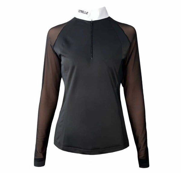 Estrelle Grace wedstrijdshirt met inzetstukken van mesh