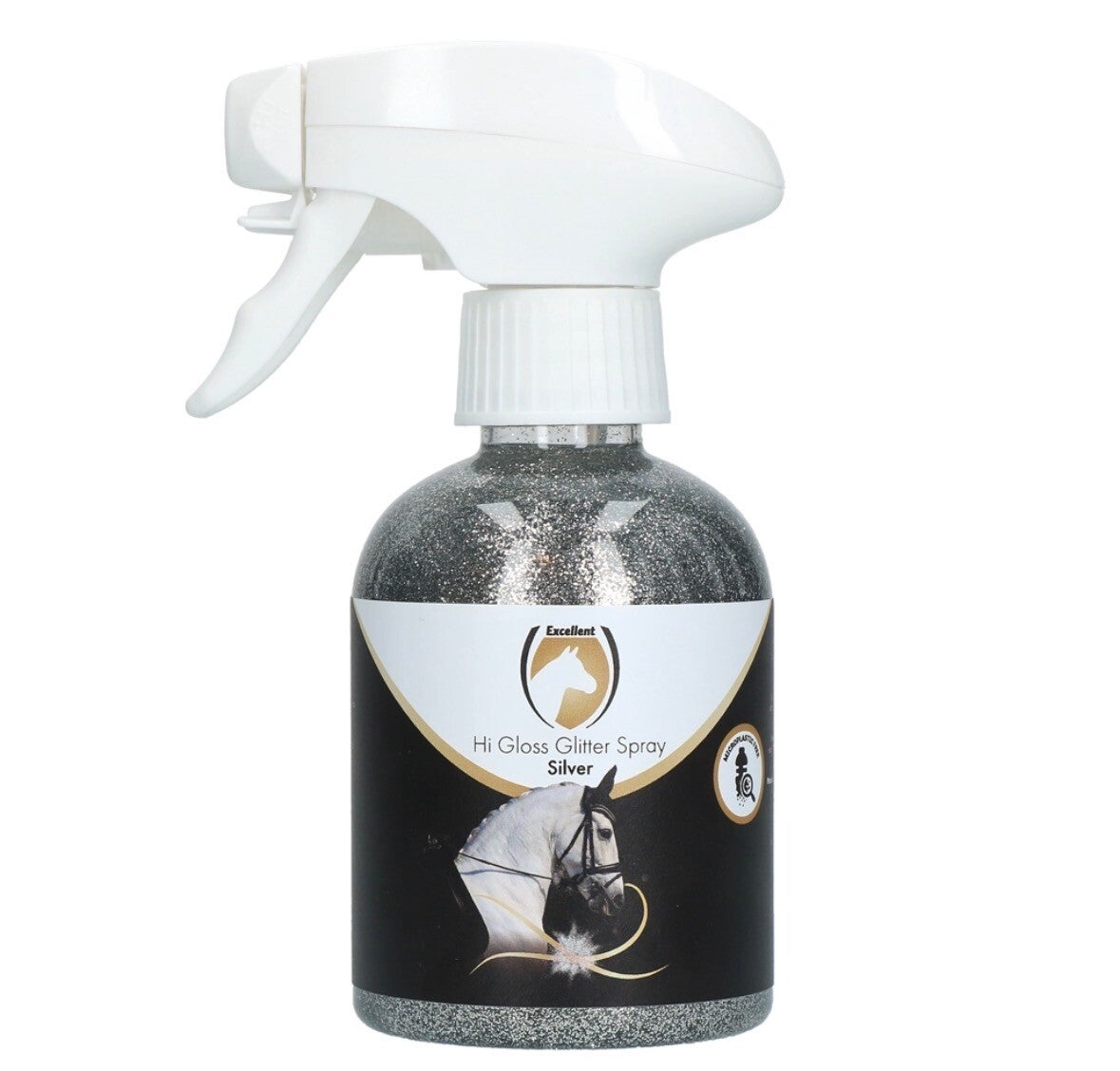 Excellent Horse Hi Gloss Glitter Spray Silver 250 ml