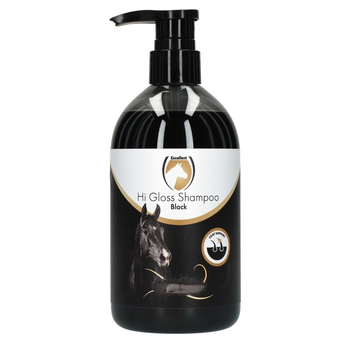 Excellent Horse Hi Gloss Shampoo Zwart